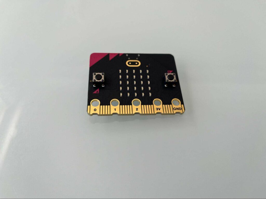 Image of the front of a Micro:bit