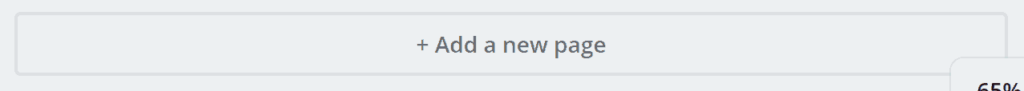 Text formatting options in Canva.