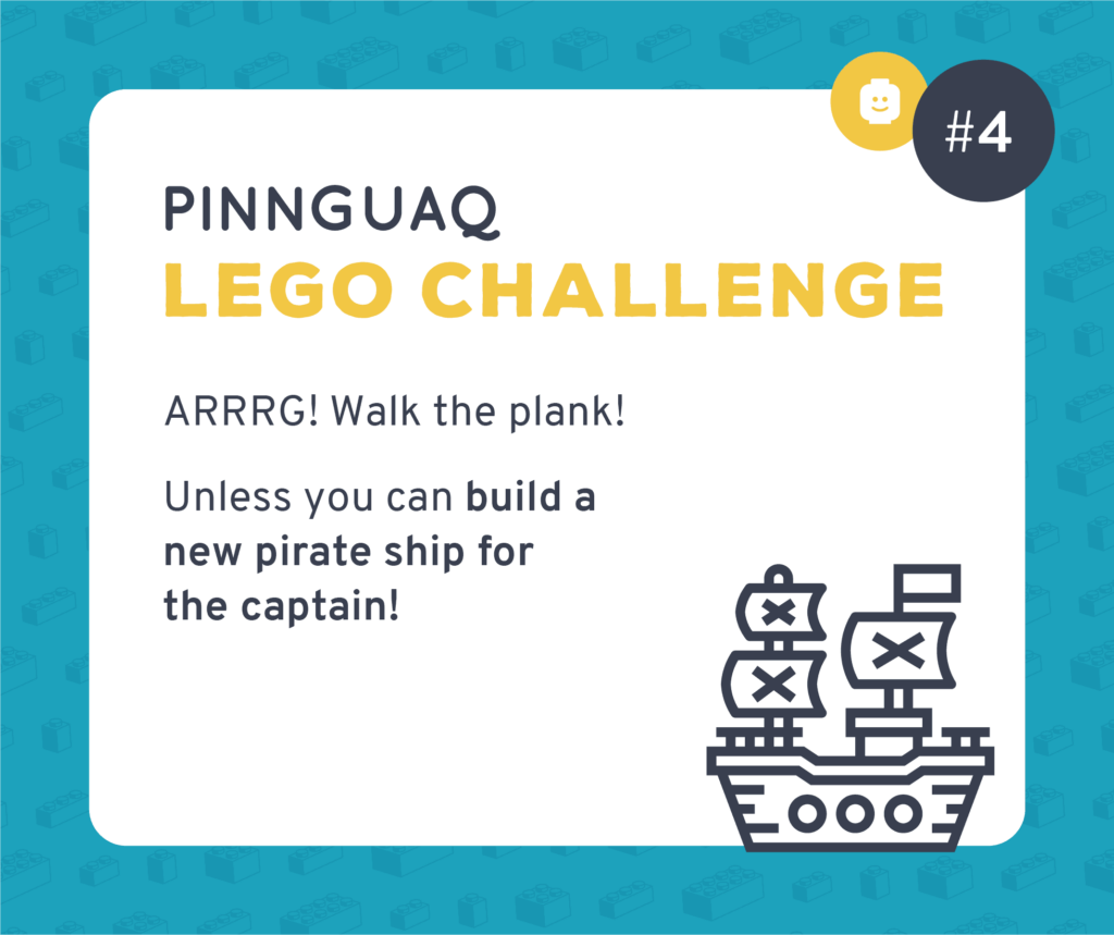 Pinnguaq's K–3 Lego Challenge #4 card.