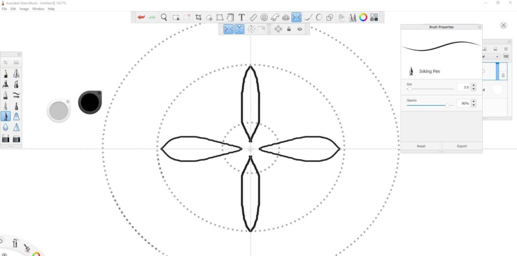 Long petals for flowers.