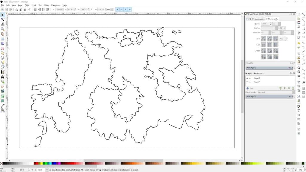 A map created in Inkscape.