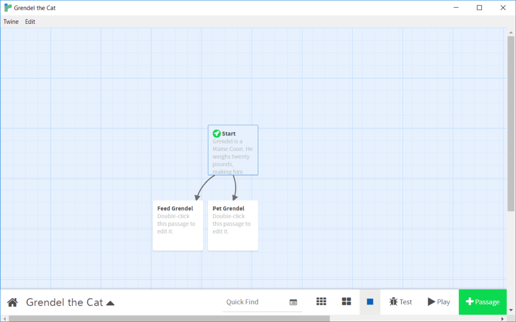 Scratch interface.