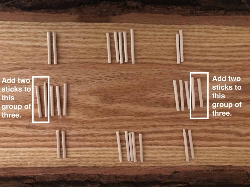 The answer to Pinnguaq's stick puzzler challenge #3.